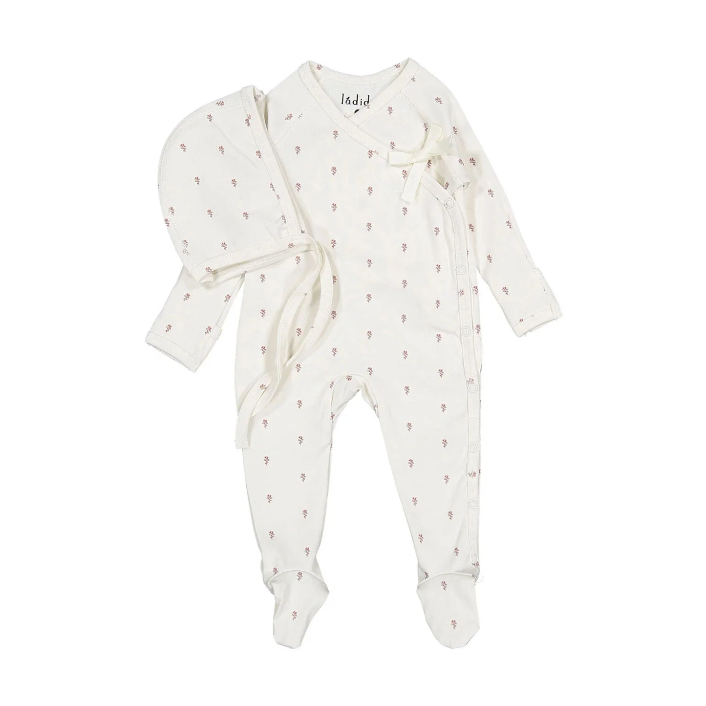 Tiny Rose Romper & Bonnet