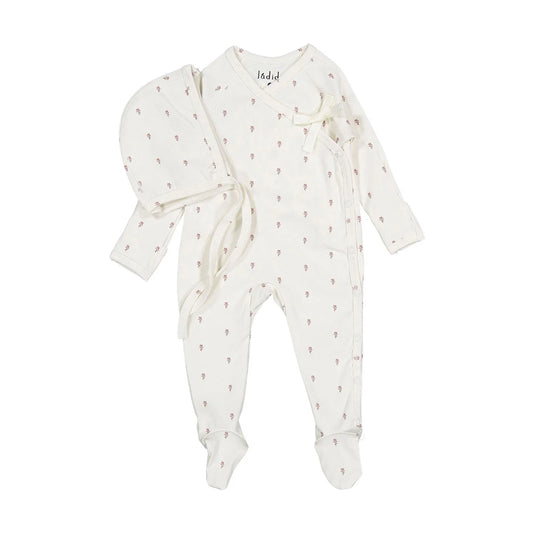 Tiny Rose Romper & Bonnet