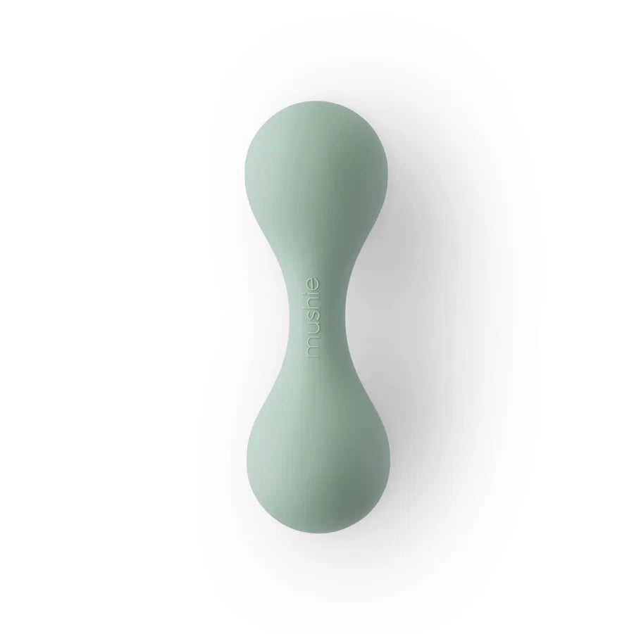 Silicone Baby Rattle Toy - Cambridge Blue