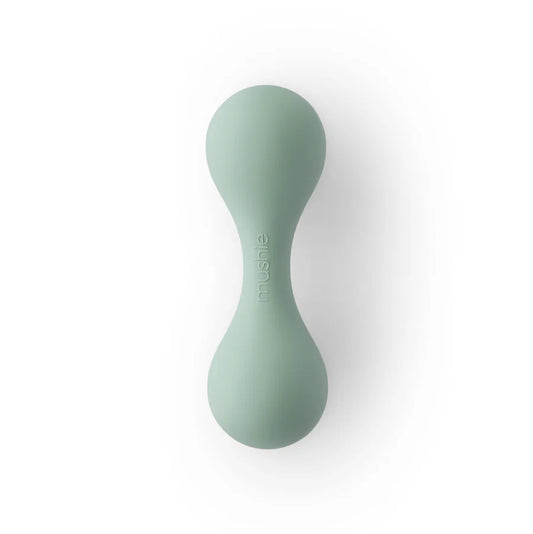 Silicone Baby Rattle Toy - Cambridge Blue