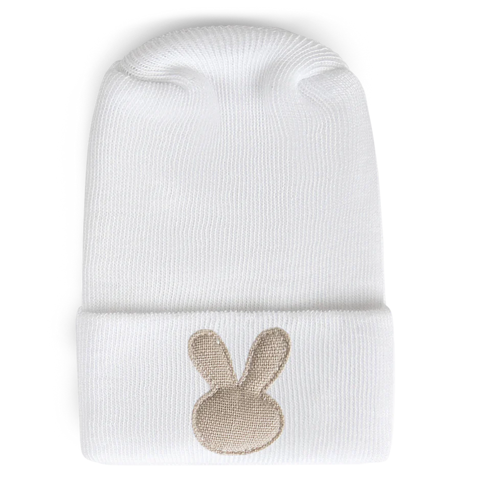 Adora Hospital Hat - Linen Saddle Bunny