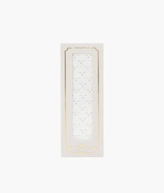 Livly Sleeping Cutie Swaddle - White