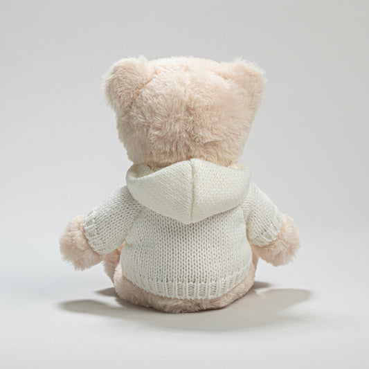 Teddy Bear with Hooded Sweater - Pink