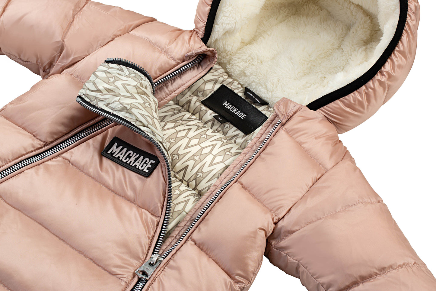 MACKAGE PETAL BABY ALLIE DOWN BUNTING SNOWSUIT