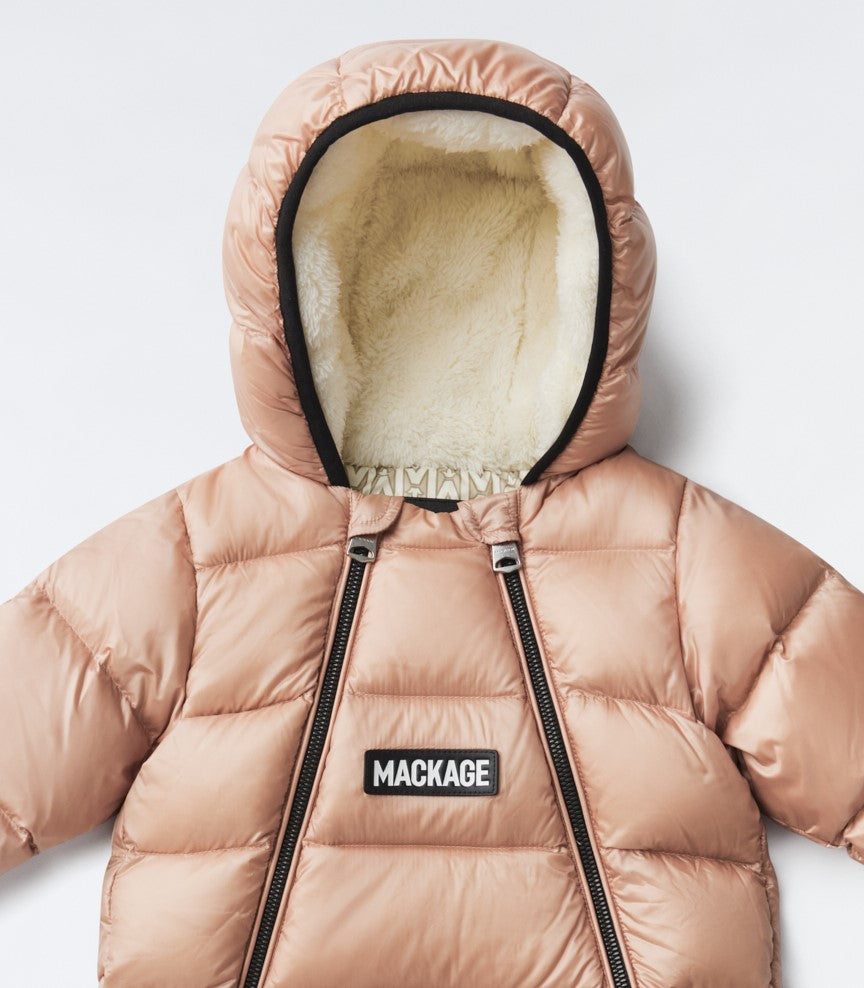 MACKAGE PETAL BABY ALLIE DOWN BUNTING SNOWSUIT