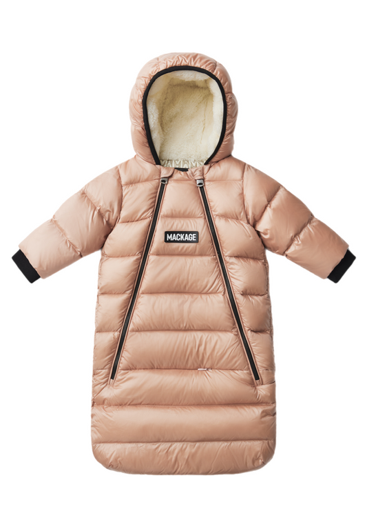 MACKAGE PETAL BABY ALLIE DOWN BUNTING SNOWSUIT